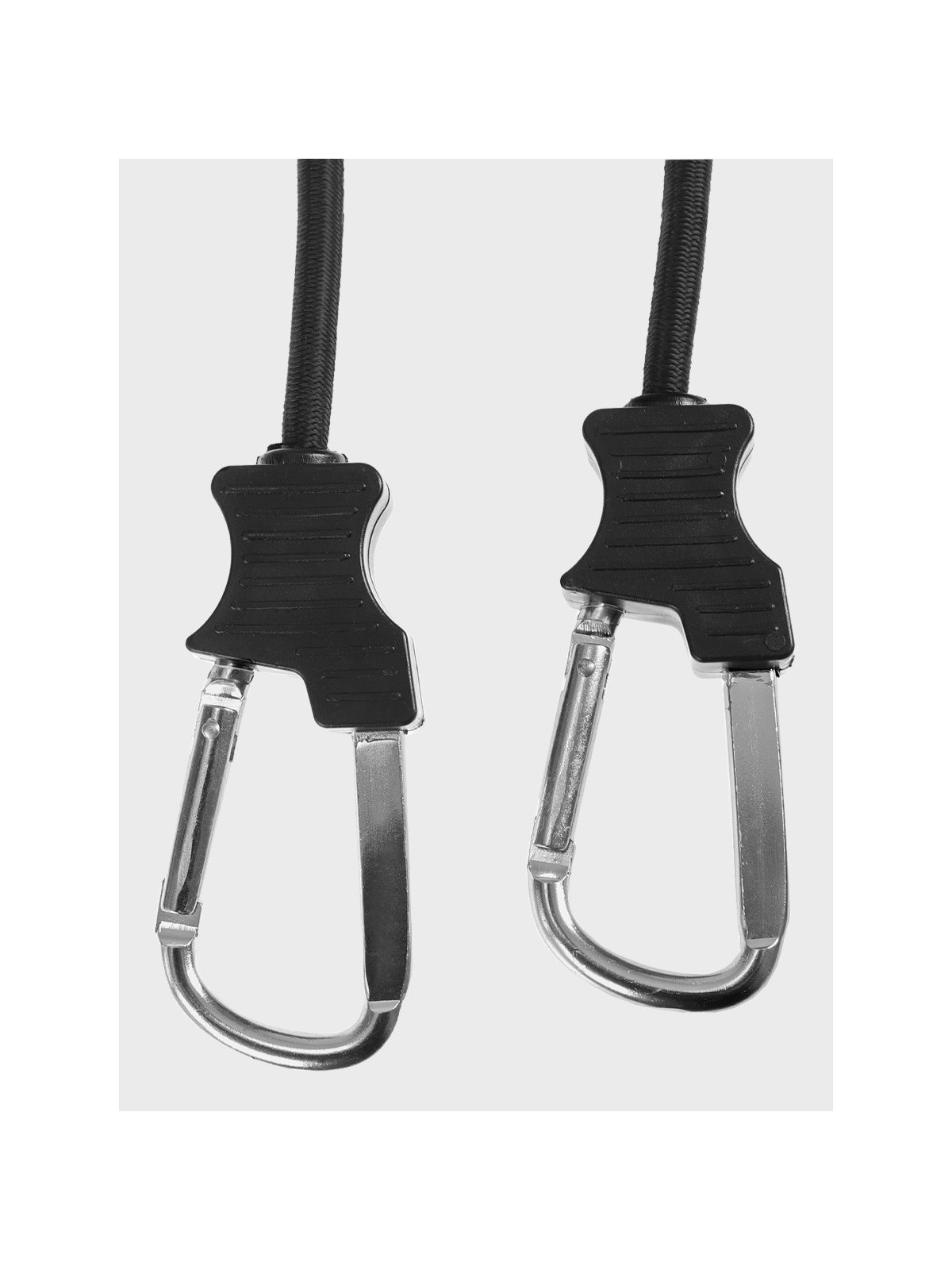 FOSCO INDUSTRIES Elastyczna lina z haczykami ekspandor 2 szt 90 cm czarna