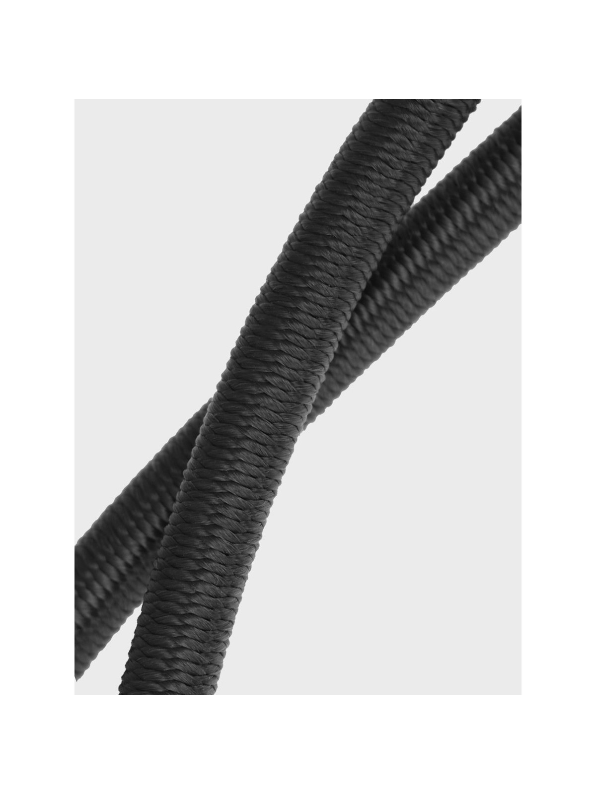 FOSCO INDUSTRIES Elastyczna lina z haczykami ekspandor 2 szt 90 cm czarna