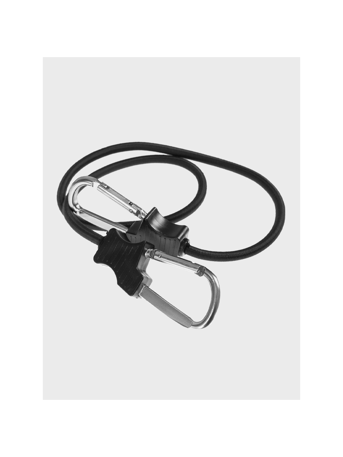FOSCO INDUSTRIES Elastyczna lina z haczykami ekspandor 2 szt 90 cm czarna