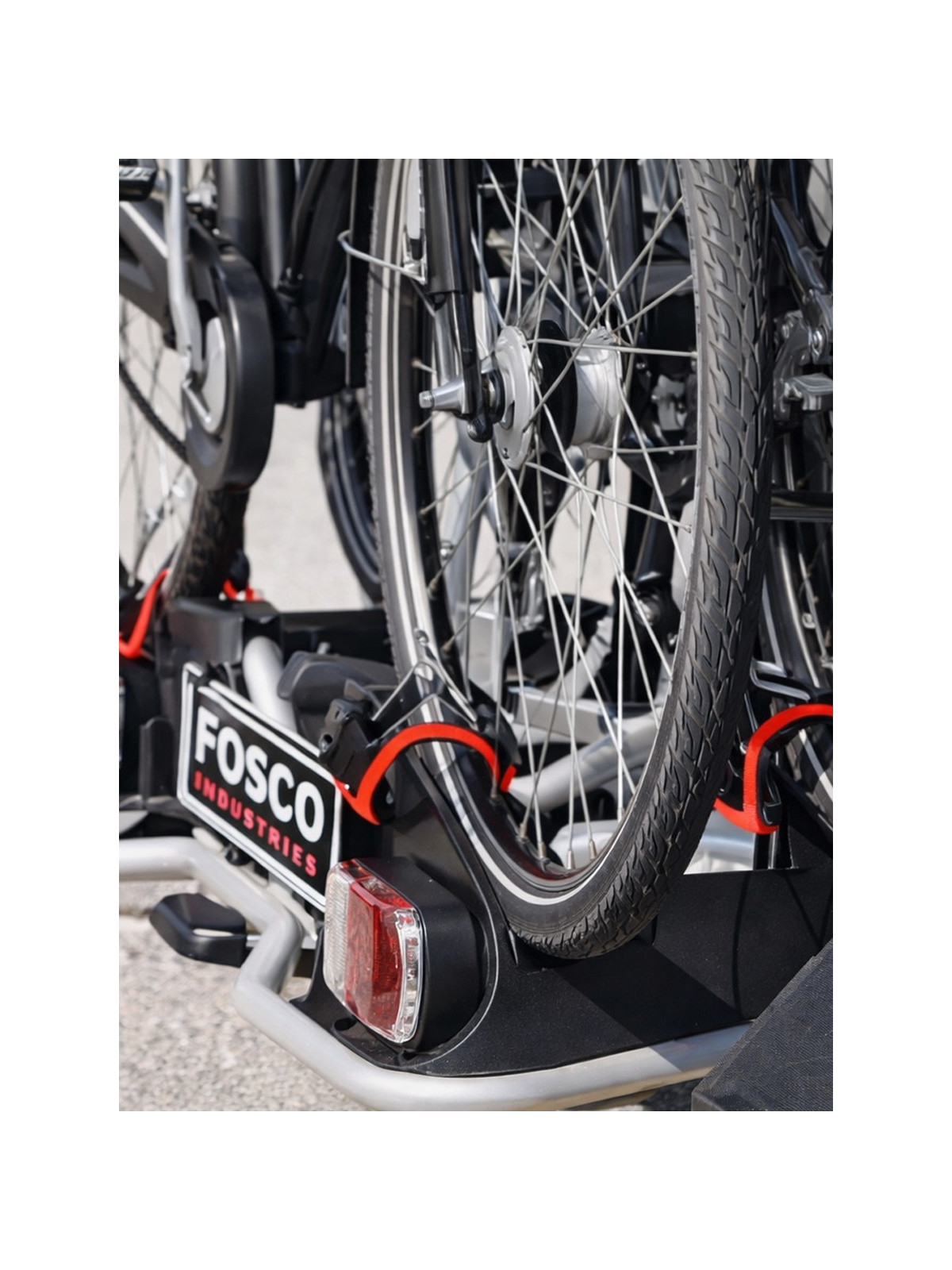 FOSCO INDUSTRIES Elastyczna lina z haczykami ekspandor 2 szt 90 cm czarna