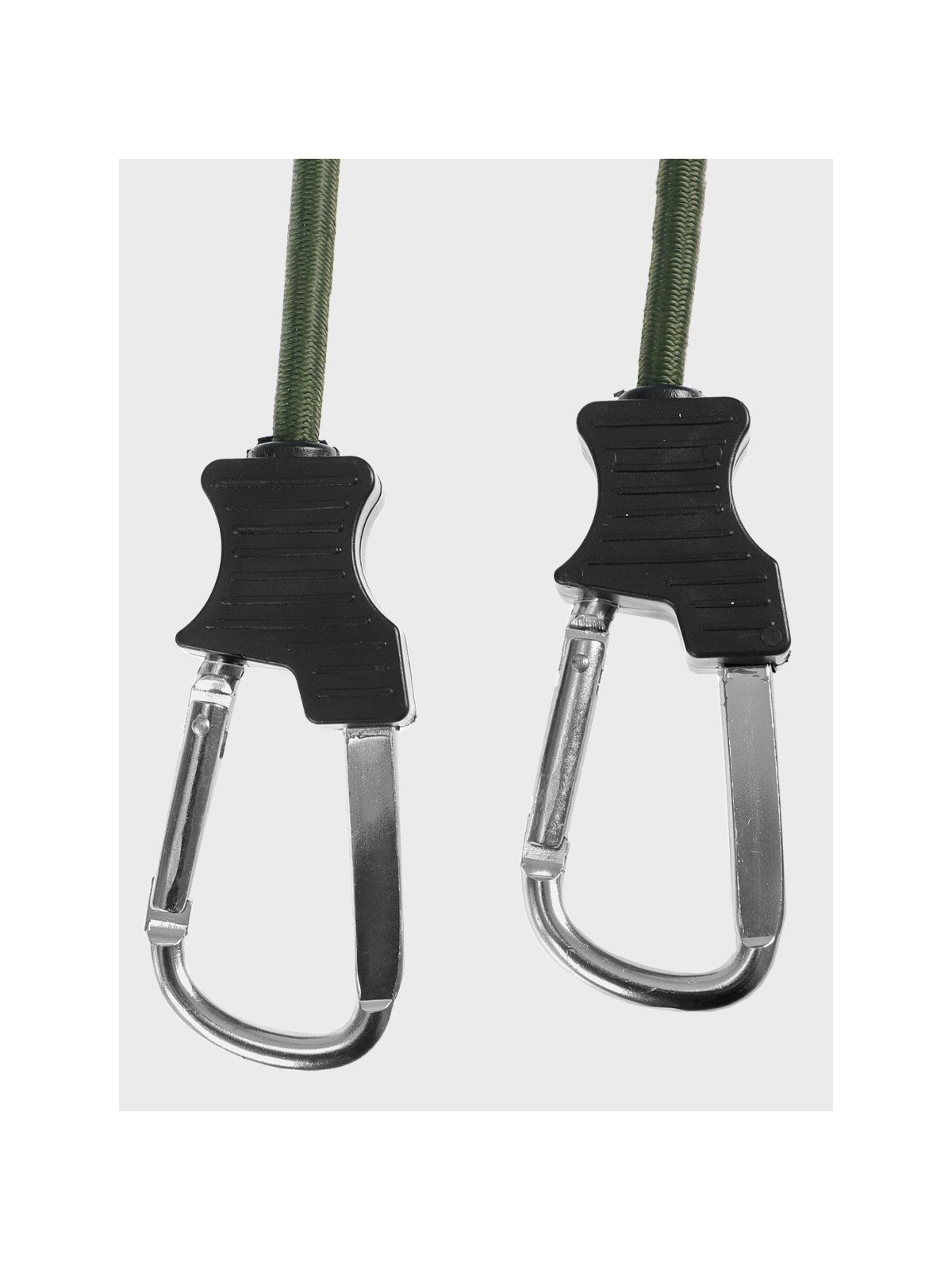 FOSCO INDUSTRIES Elastyczna lina z haczykami ekspandor 2 szt 90 cm oliwkowa