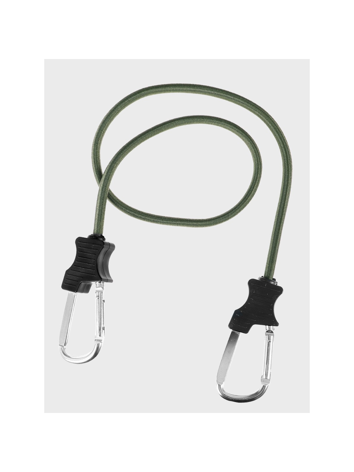 FOSCO INDUSTRIES Elastyczna lina z haczykami ekspandor 2 szt 90 cm oliwkowa