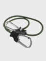 FOSCO INDUSTRIES Elastyczna lina z haczykami ekspandor 2 szt 90 cm oliwkowa