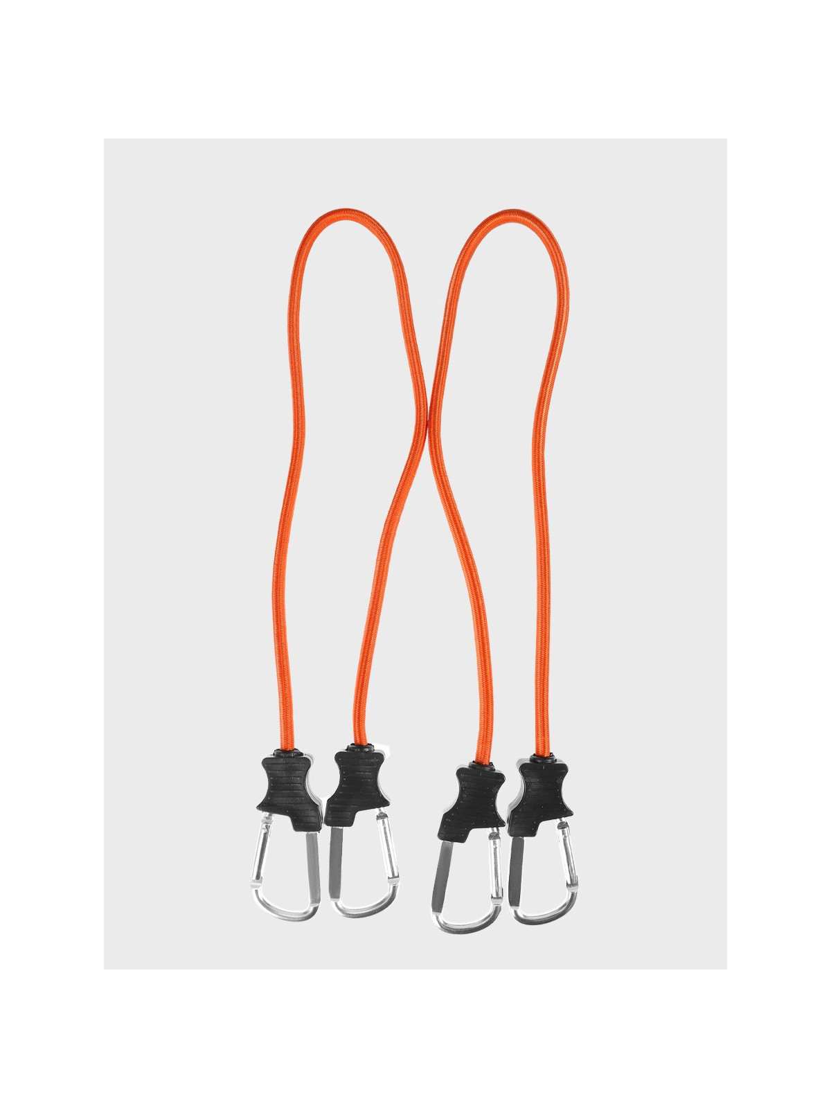 FOSCO INDUSTRIES Elastyczna lina z haczykami ekspandor 2 szt 90 cm pomarańczowy