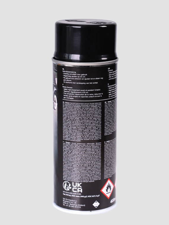 FOSCO INDUSTRIES Farba w Sprayu do Maskowania Broni Sprzętu 400ml Czarny błyszczący