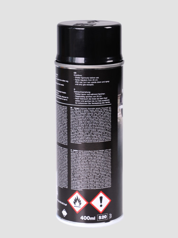 FOSCO INDUSTRIES Farba w Sprayu do Maskowania Broni Sprzętu 400ml Czarny błyszczący