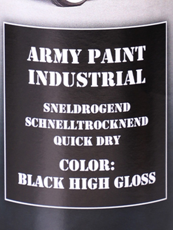 FOSCO INDUSTRIES Farba w Sprayu do Maskowania Broni Sprzętu 400ml Czarny błyszczący