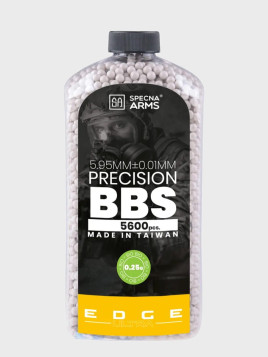 SPECNA ARMS Kulki Precyzyjne do ASG Edge Ultra BIO 0,25g Butelka 5600szt. Białe