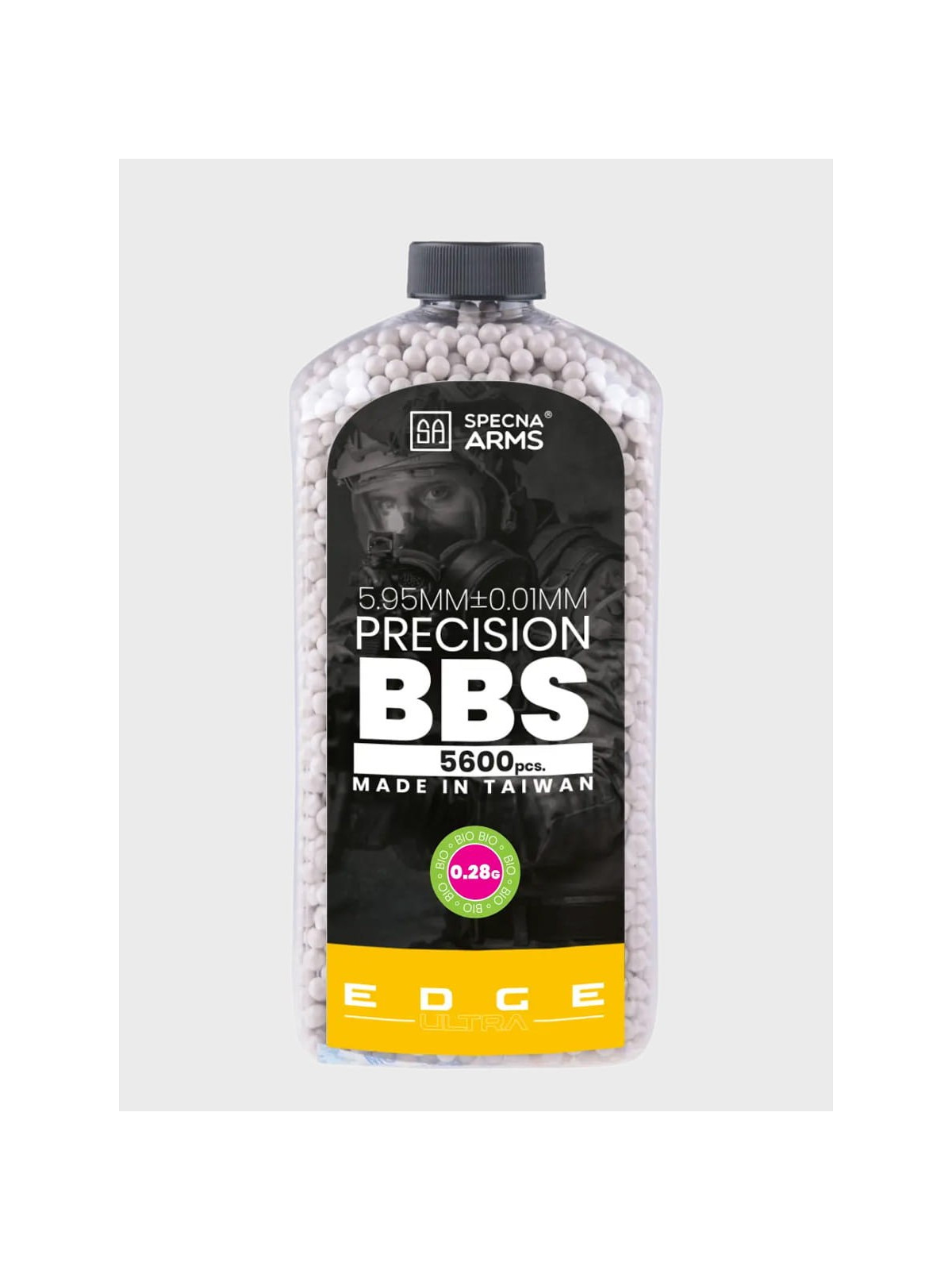 SPECNA ARMS Kulki Precyzyjne do ASG Edge Ultra BIO 0,28g Butelka 5600szt. Białe