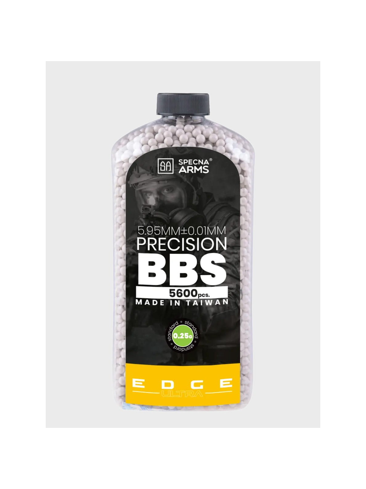SPECNA ARMS Kulki Precyzyjne do ASG Edge Ultra 0,25g Butelka 5600szt. białe