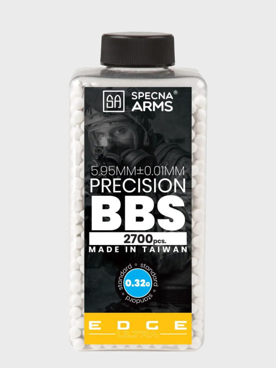 SPECNA ARMS Kulki Precyzyjne do ASG Edge Ultra 0,32g Butelka 2700szt. białe