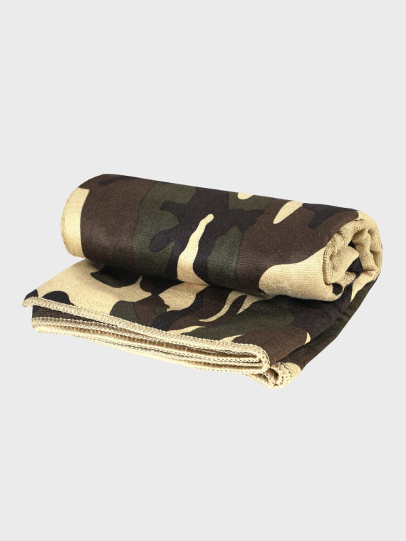 FOSCO INDUSTRIES Ręcznik szybkoschnący z mikrofibry 120x60 cm moro