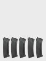 SPECNA ARMS Zestaw 5 magazynków ASG Mid-Cap do replik serii J pojemność 175 kulek czarny