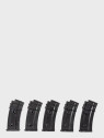 SPECNA ARMS Zestaw 5 magazynków Mid-Cap 120 kulek do replik G36 czarny