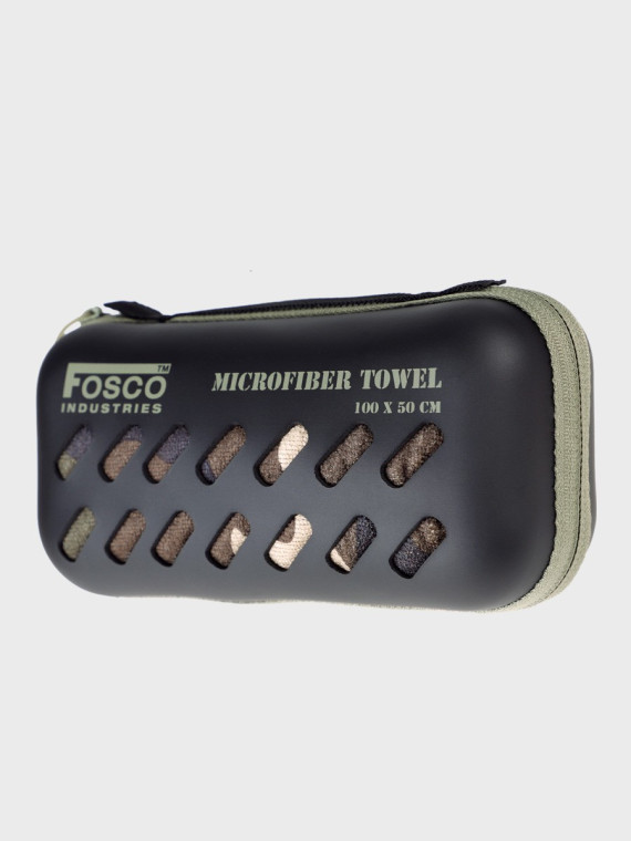 FOSCO INDUSTRIES Ręcznik szybkoschnący z mikrofibry 100x50 cm moro