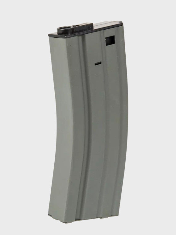 SPECNA ARMS Magazynek ASG Mid-Cap S-Mag do serii SA-J pojemność 120 kulek szary