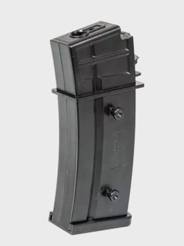 SPECNA ARMS Magazynek Mid-Cap do karabinów ASG G36 pojemność 140 kulek 6mm czarny