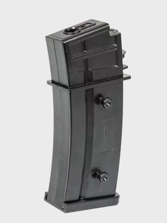 SPECNA ARMS Magazynek Mid-Cap do karabinów ASG G36 pojemność 140 kulek 6mm czarny
