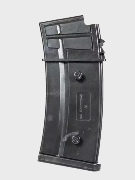 SPECNA ARMS Magazynek Mid-Cap do karabinów ASG G36 pojemność 140 kulek 6mm czarny