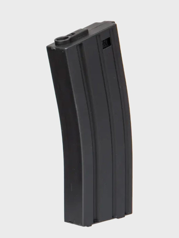SPECNA ARMS Zestaw 5 magazynków ASG Mid-Cap M4/M16 pojemność 140 kulek czarny