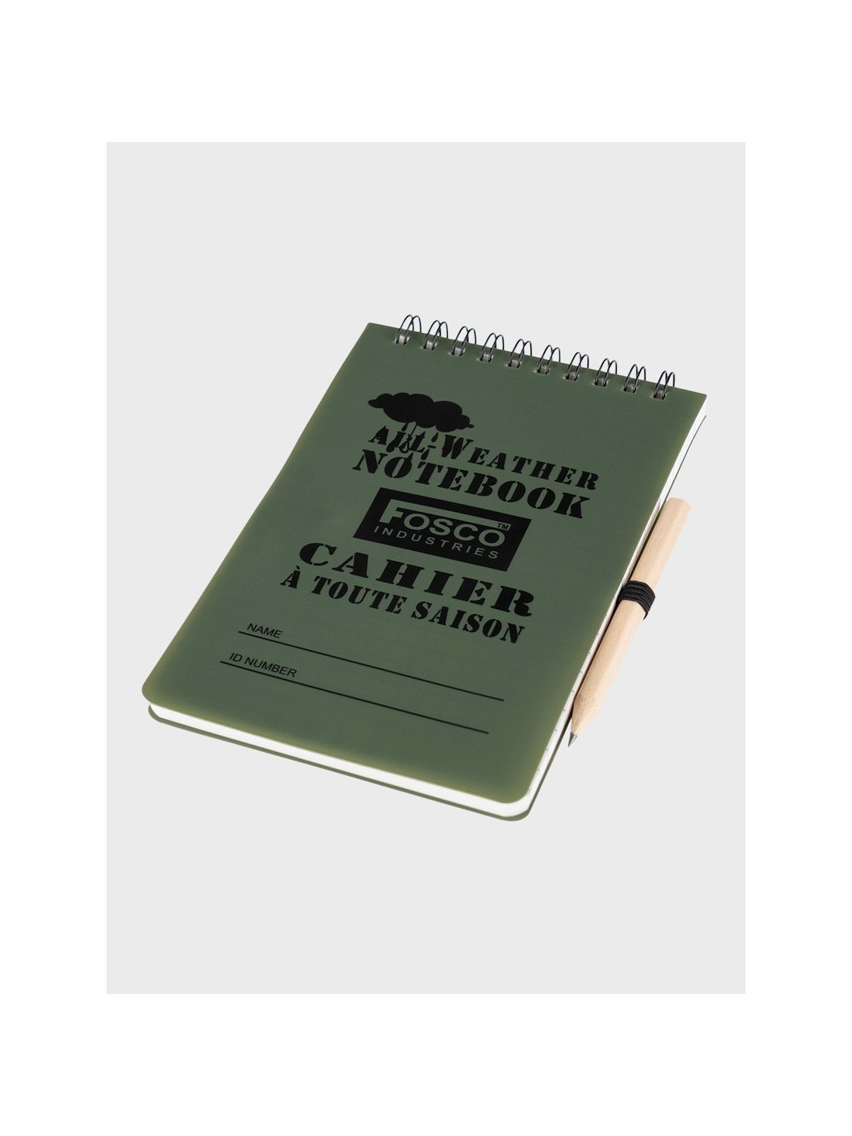FOSCO INDUSTRIES NOTES WODOODPORNY NOTATNIK A6 10,5x14cm z ołówkiem