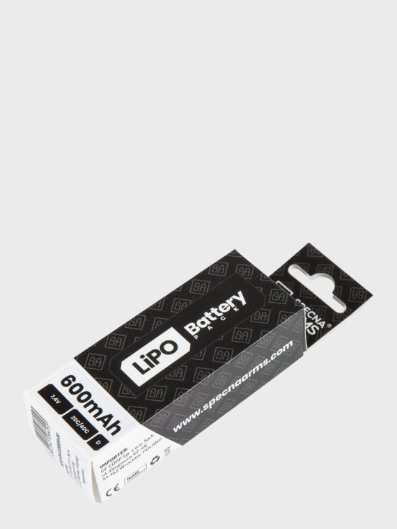 SPECNA ARMS Akumulator litowo-polimerowy LiPo 7,4V 600mAh 20/40C PDW T-C
