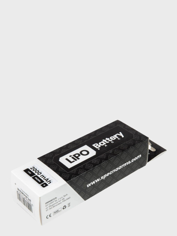 SPECNA ARMS Akumulator litowo-polimerowy LiPo 7,4V 2000mAh 15/30C T-C