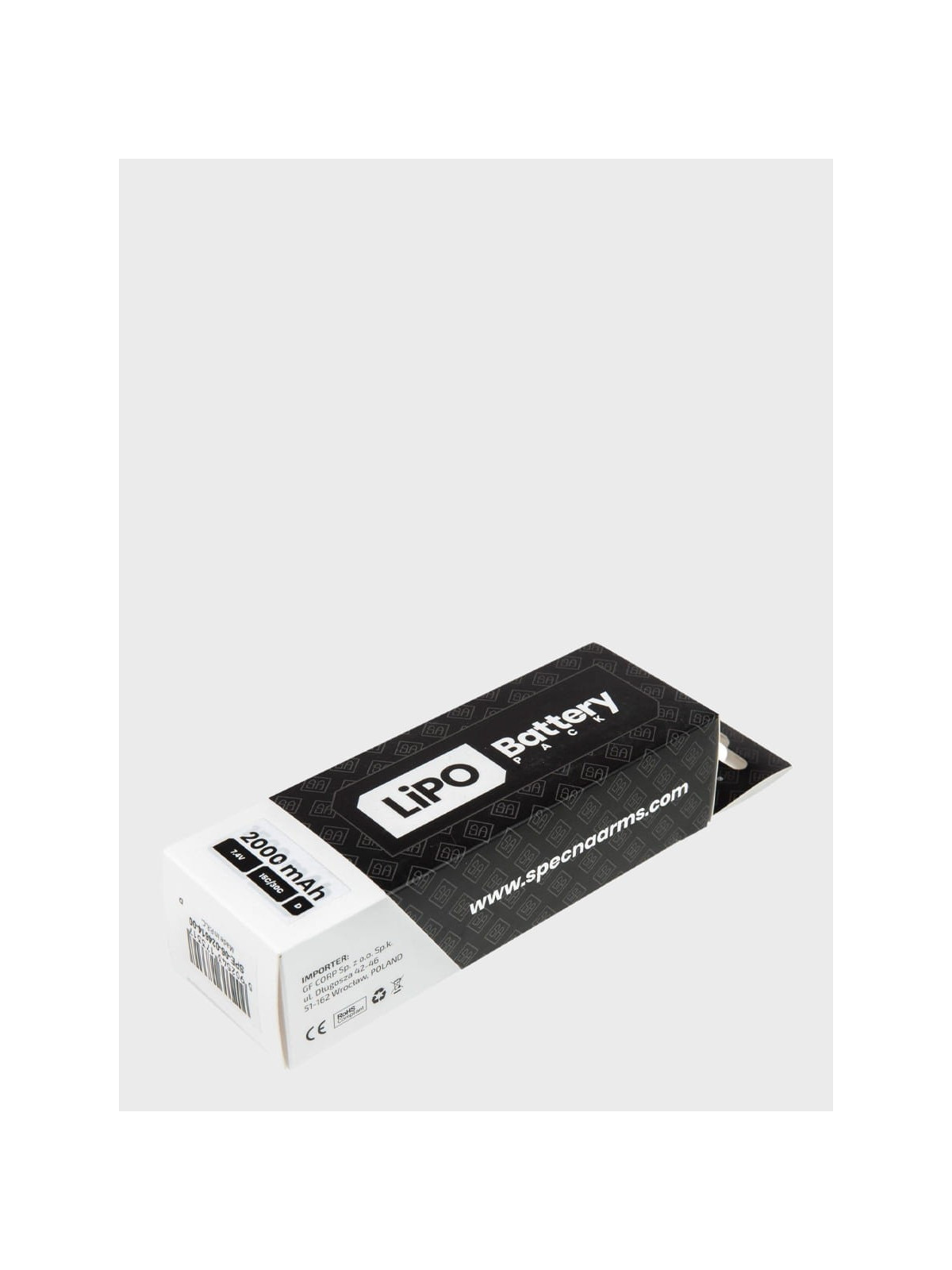 SPECNA ARMS Akumulator litowo-polimerowy LiPo 7,4V 2000mAh 15/30C T-C
