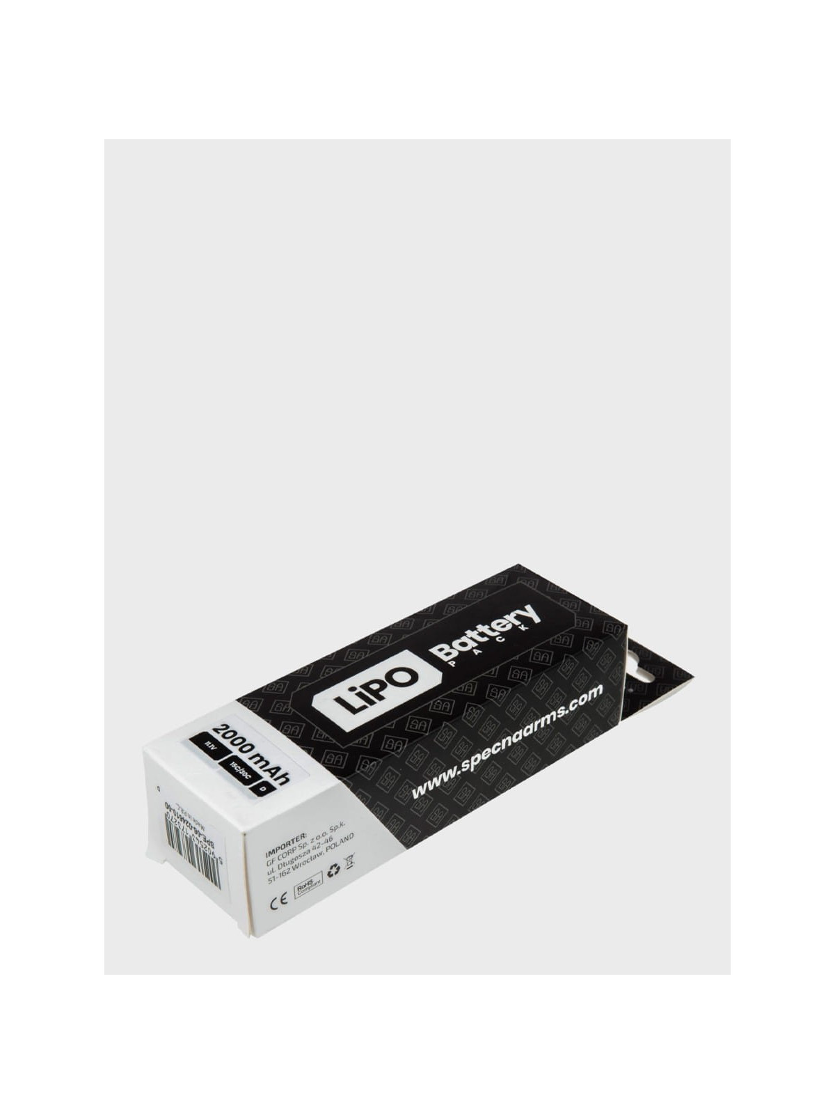 SPECNA ARMS Akumulator litowo-polimerowy LiPo 11,1V 2000mAh 15/30C 3M T-C