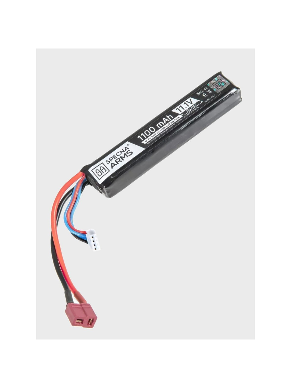 SPECNA ARMS Akumulator litowo-polimerowy LiPo 11,1V 1100mAh 20/40C T-C