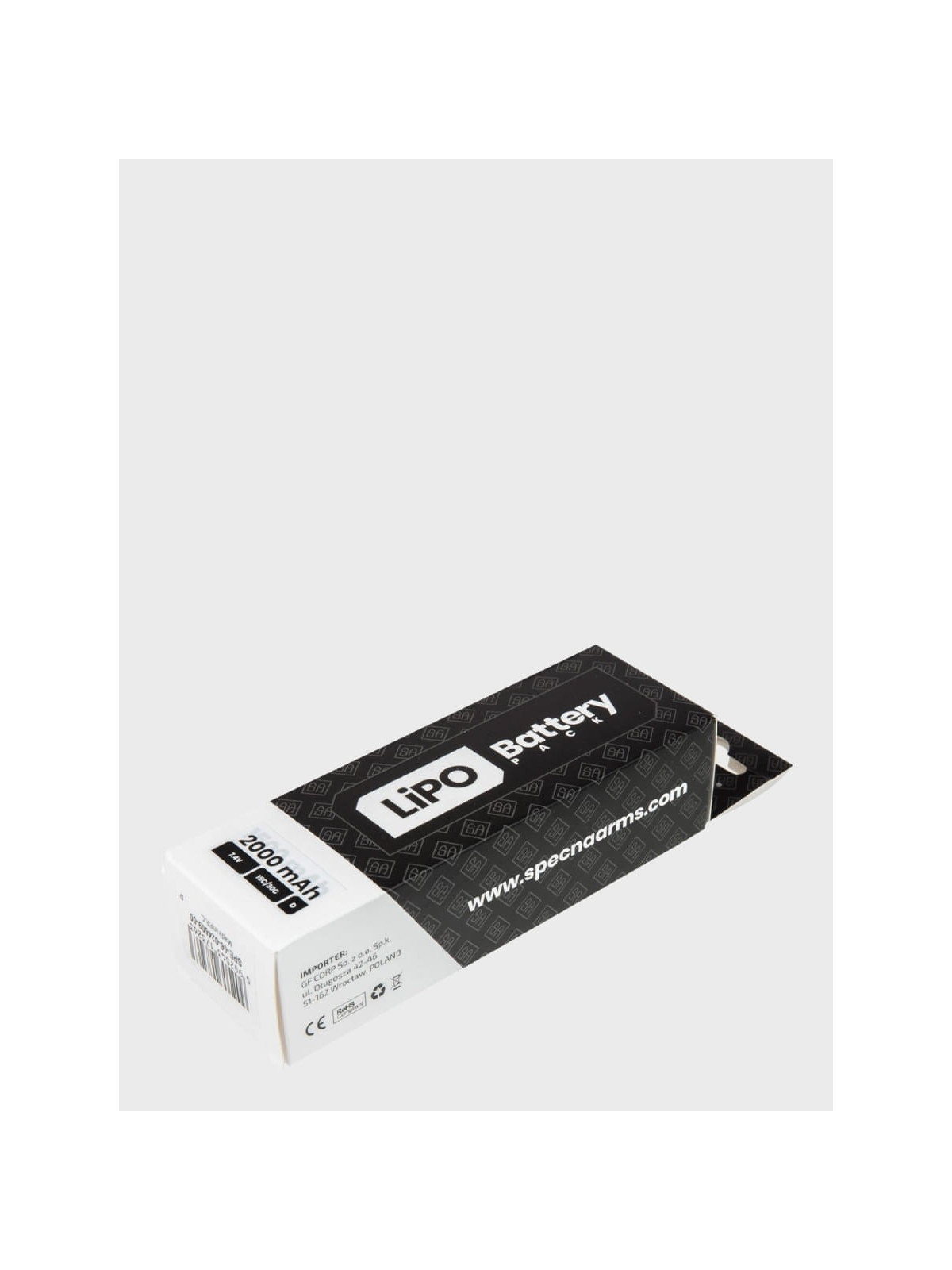 SPECNA ARMS Akumulator litowo-polimerowy LiPo 7,4V 2000mAh 15/30C 2M T-C