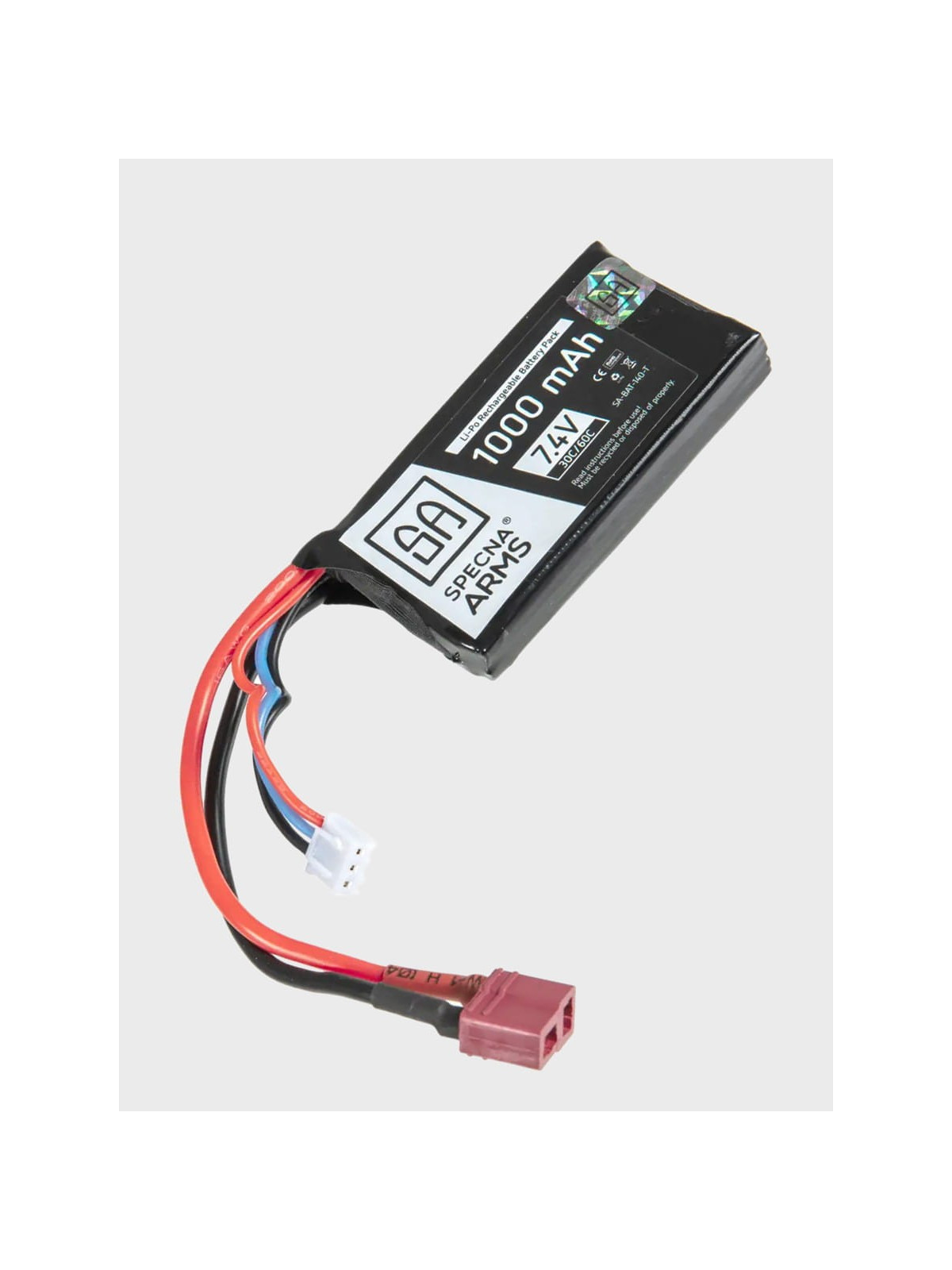 SPECNA ARMS Akumulator litowo-polimerowy LiPo 7,4V 1000mAh 30/60C PEQ T-C