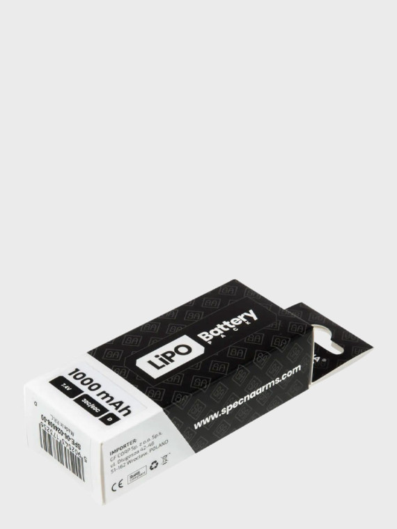 SPECNA ARMS Akumulator litowo-polimerowy LiPo 7,4V 1000mAh 30/60C PEQ T-C