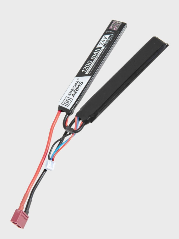 SPECNA ARMS Akumulator litowo-polimerowy LiPo 7,4V 1200mAh 15/30 2M T-C