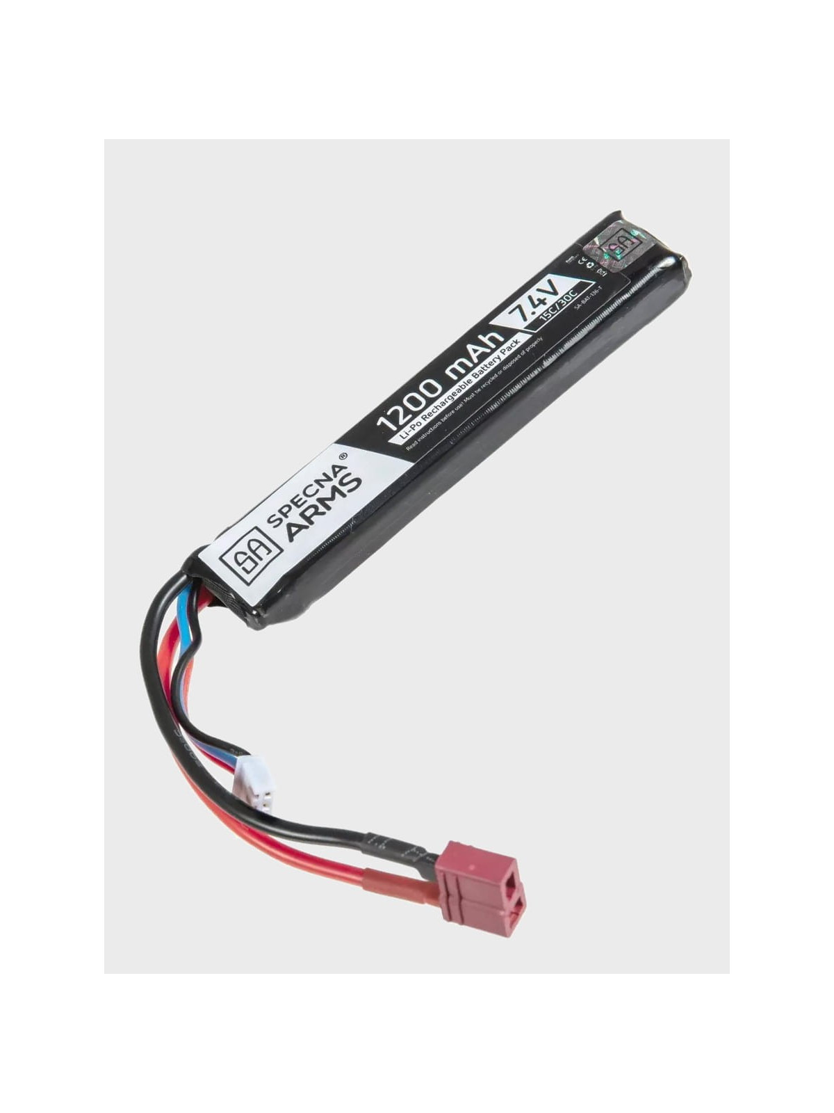 SPECNA ARMS Akumulator litowo-polimerowy LiPo 7,4V 1200mAh 15/30 T-C