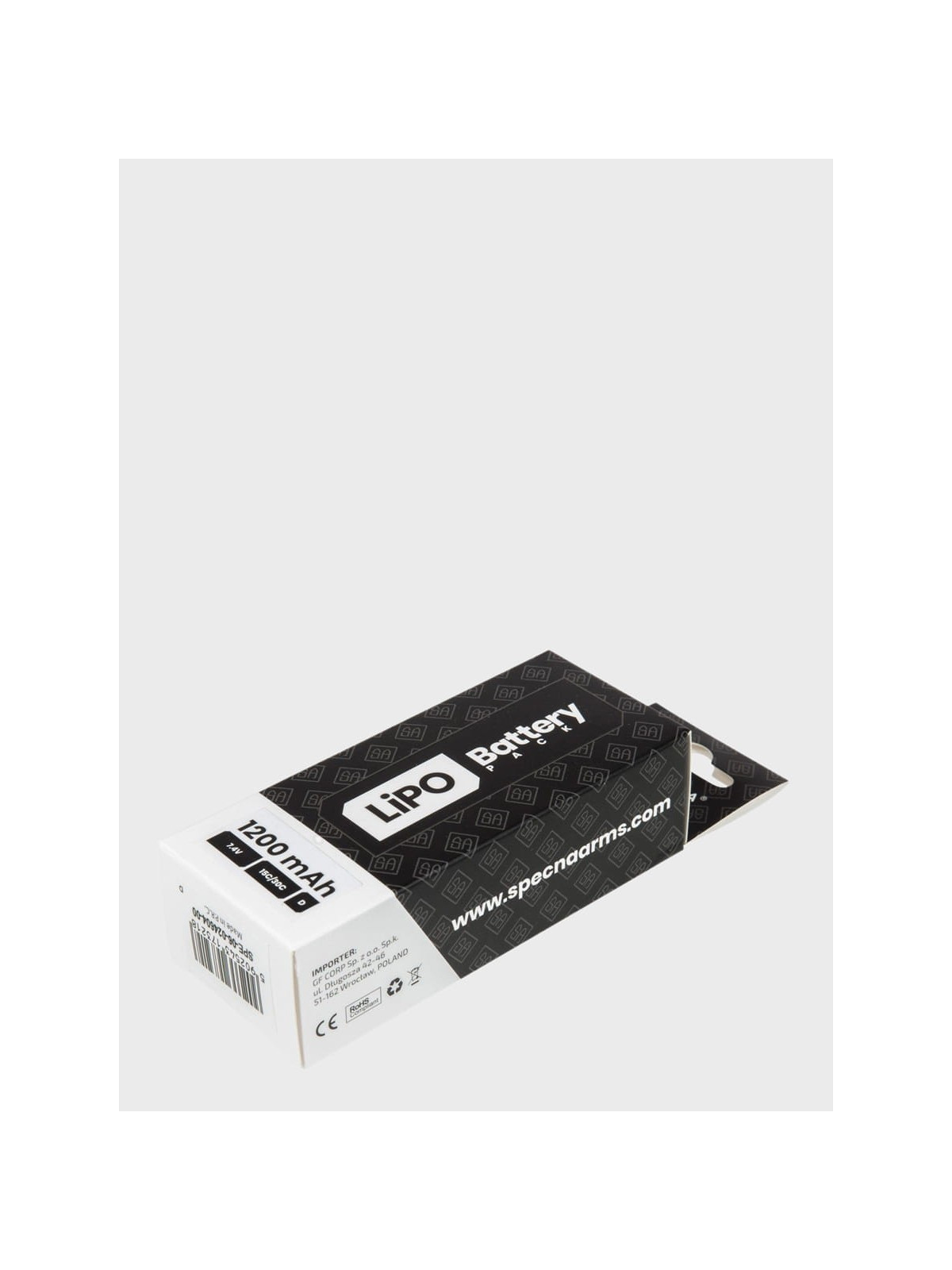 SPECNA ARMS Akumulator litowo-polimerowy LiPo 7,4V 1200mAh 15/30 T-C