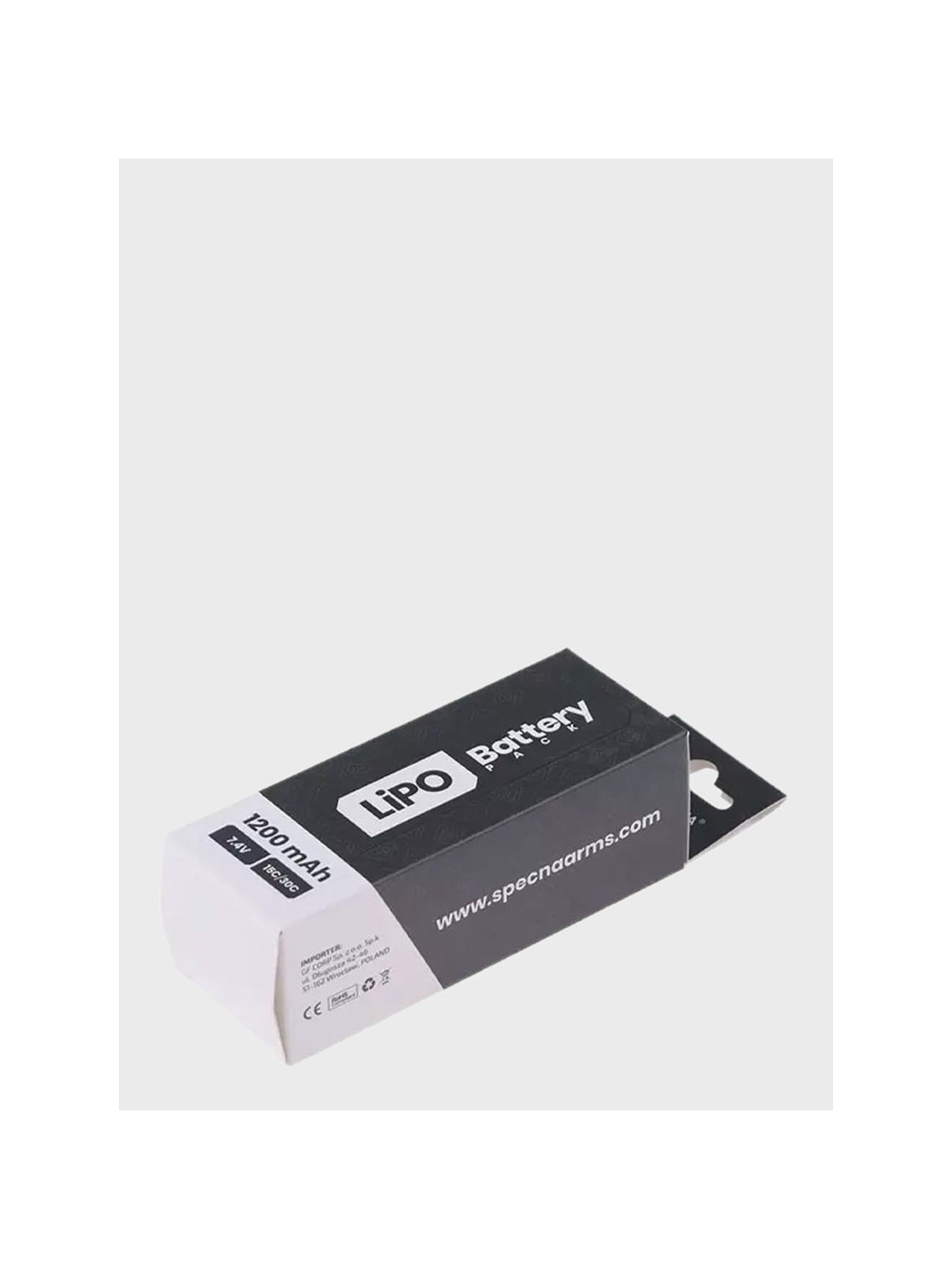SPECNA ARMS Akumulator litowo-polimerowy LiPo 7,4V 1200mAh 15/30C
