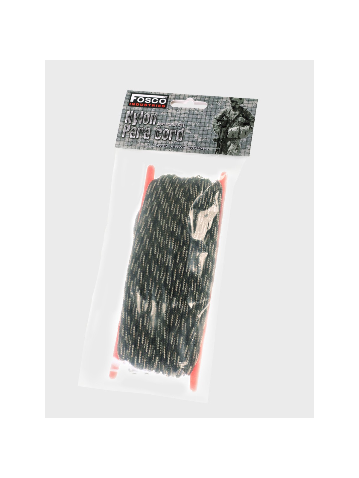 FOSCO INDUSTRIES Lina Linka Paracord 13mm 50 kg Szpula 15 m Woodland