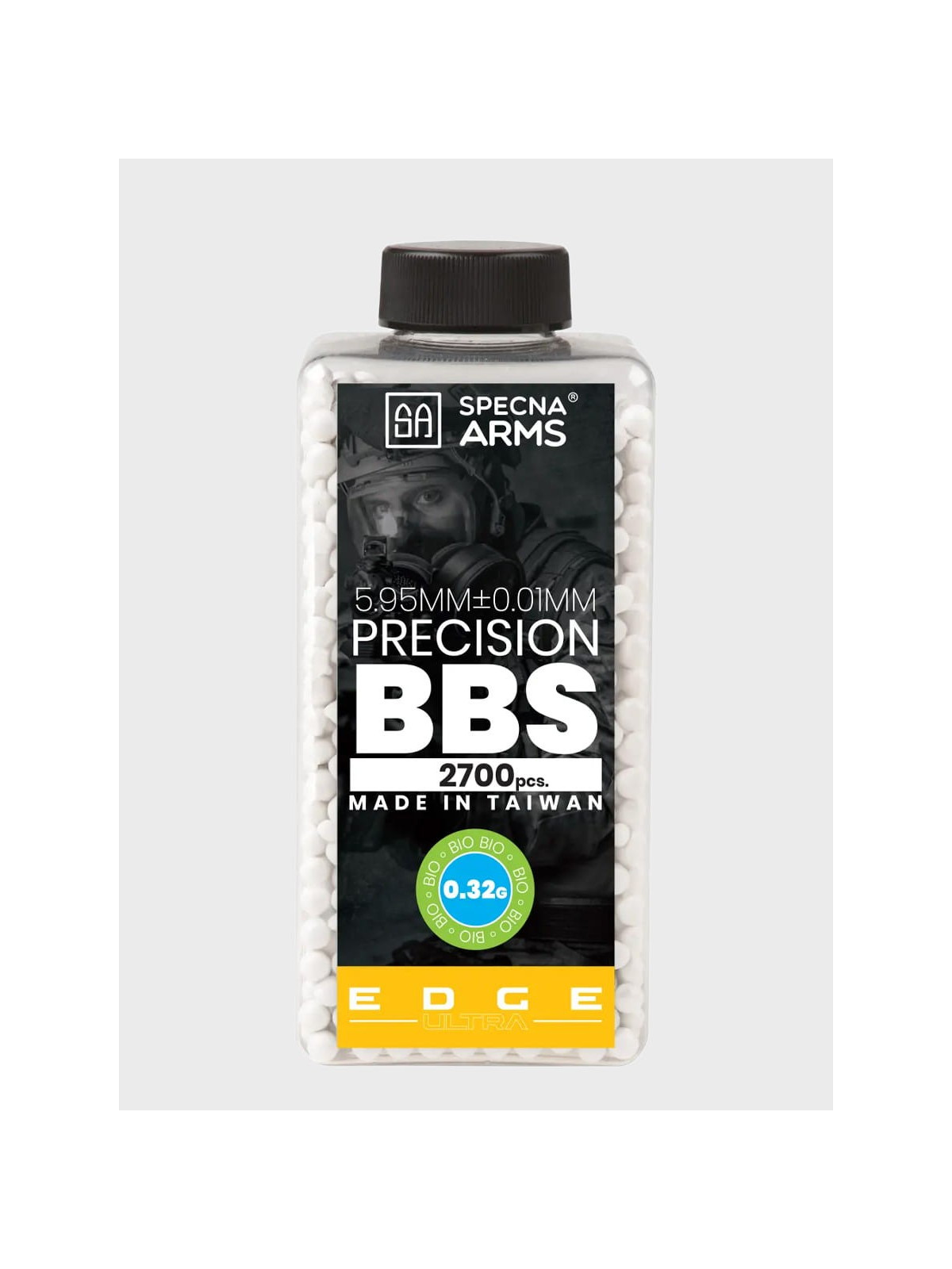 SPECNA ARMS Kulki Precyzyjne do ASG Edge Ultra BIO 0,32g Butelka 2700szt. Białe