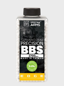 SPECNA ARMS Kulki Precyzyjne do ASG Edge Ultra BIO 0,25g Butelka 2700szt. Białe
