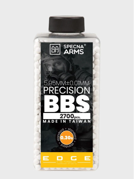 SPECNA ARMS Kulki Precyzyjne do ASG Edge Ultra 0,30g Butelka 2700szt. Białe