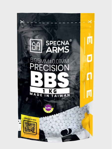 SPECNA ARMS Kulki Precyzyjne do ASG Edge Ultra Tracer 0,20g 1kg Zielone Fluorescencyjne