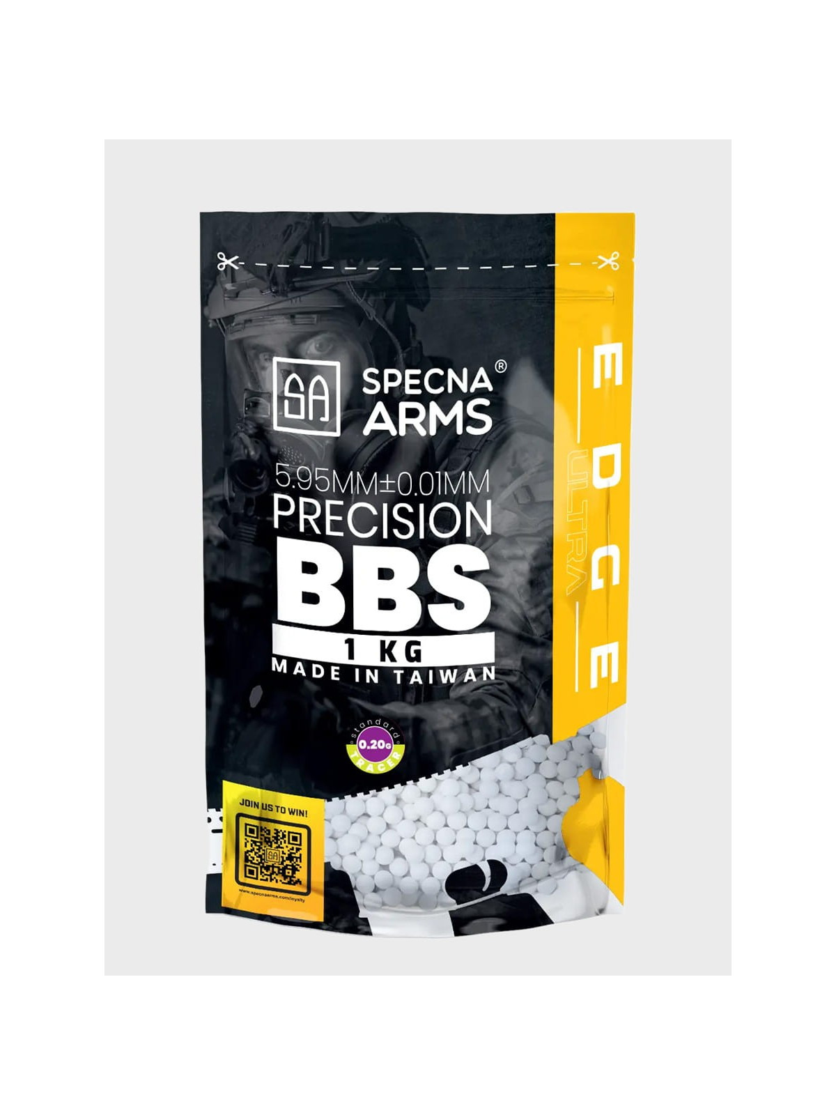 SPECNA ARMS Kulki Precyzyjne do ASG Edge Ultra Tracer 0,20g 1kg Zielone Fluorescencyjne