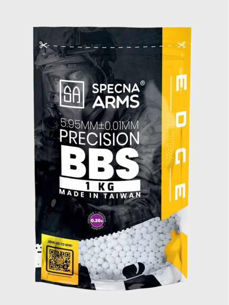SPECNA ARMS Kulki precyzyjne do ASG Edge Ultra 0,20g 1kg białe