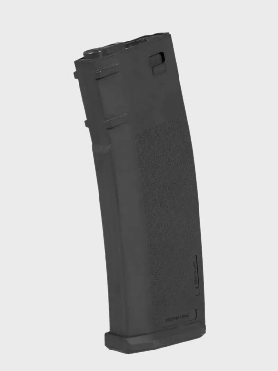 SPECNA ARMS Zestaw 5 Magazynków ASG S-Mag Hi-Cap do replik M4/M16 pojemność 380 kulek czarny