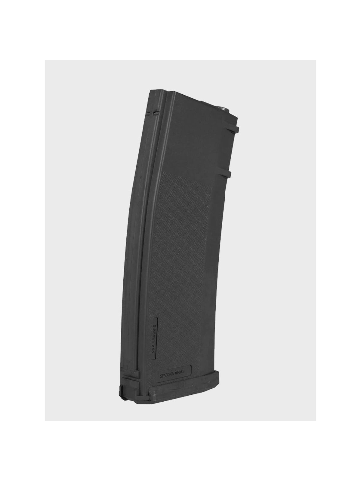 SPECNA ARMS Zestaw 5 Magazynków ASG S-Mag Hi-Cap do replik M4/M16 pojemność 380 kulek czarny