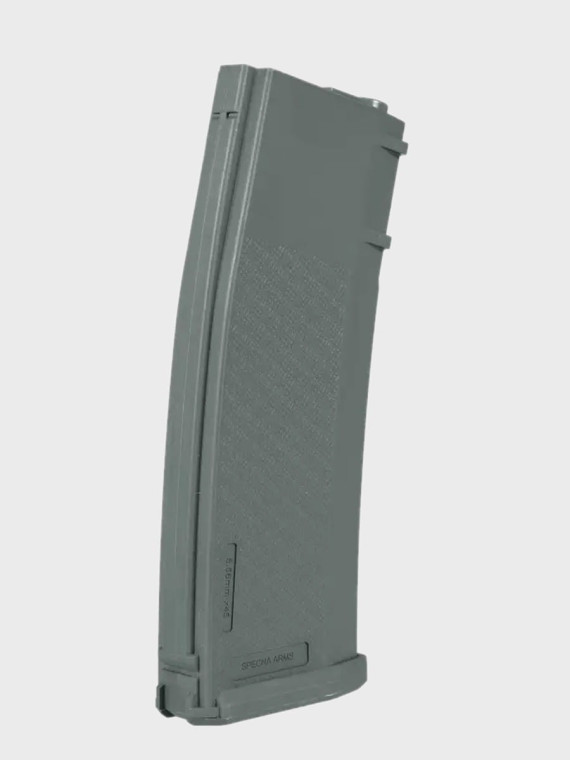 SPECNA ARMS Zestaw 5 magazynków ASG S-Mag Mid-Cap pojemność 125 kulek szare