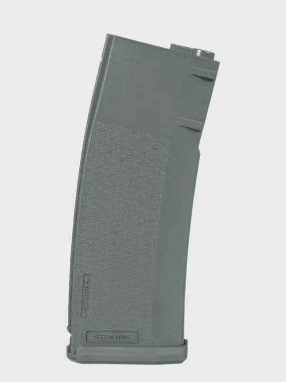SPECNA ARMS Zestaw 5 magazynków ASG S-Mag Mid-Cap pojemność 125 kulek szare