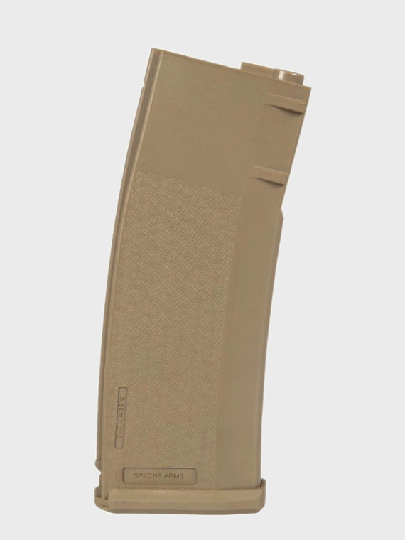 SPECNA ARMS Zestaw 5 magazynków ASG S-Mag Mid-Cap pojemność 125 kulek tan