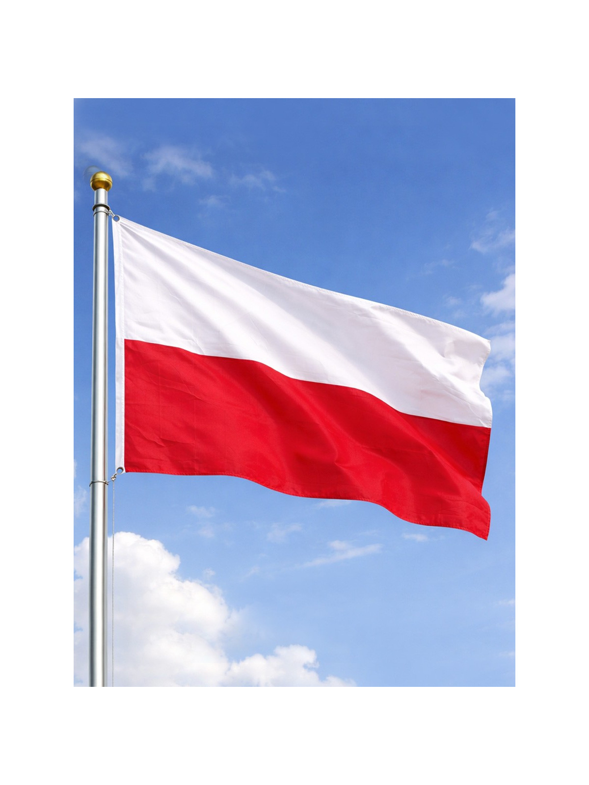 FOSCO INDUSTRIES Flaga na maszt Polski Polska 100 x 150 cm